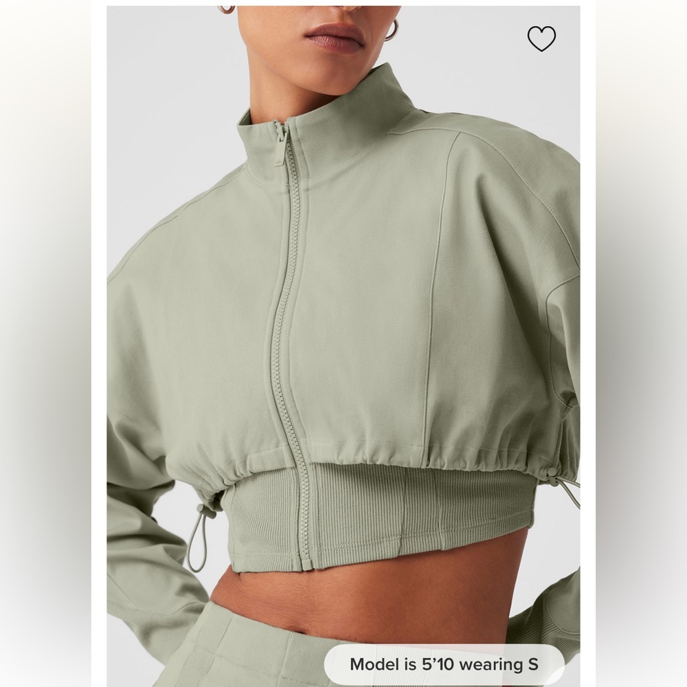 Alo On Point Moto Cropped Jacket